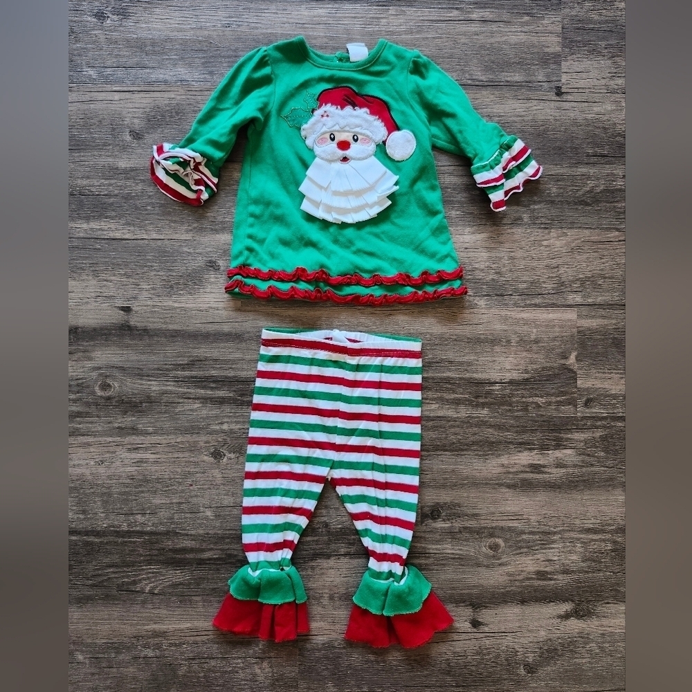 Starting Out 18 Month Santa Christmas Outfit - Picture 2 of 7